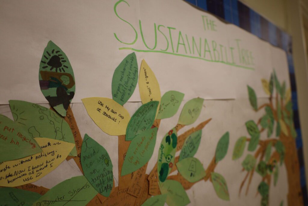 Trafalgar Do Something Club Sustainabilitree Installation